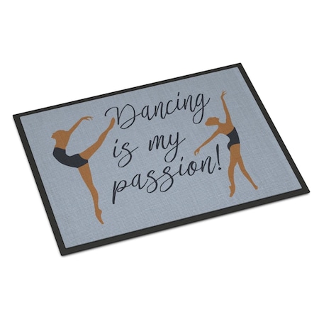 Carolines Treasures 18 x 27 in. Dancing is My Passion Indoor or Outdoor Mat BB5381MAT